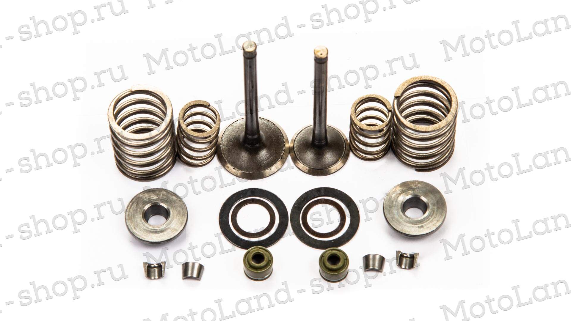 Клапаны впуск+выпуск+ремкомплект YX150/160см3 (W150-2/W150-5/W160-2)