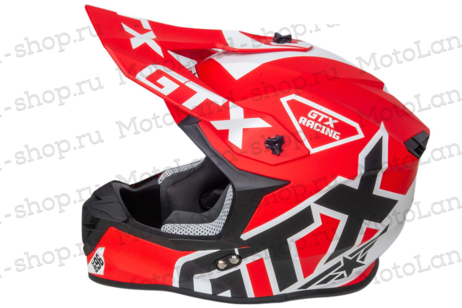 Шлем мото кроссовый GTX 633 №10 (S) Red