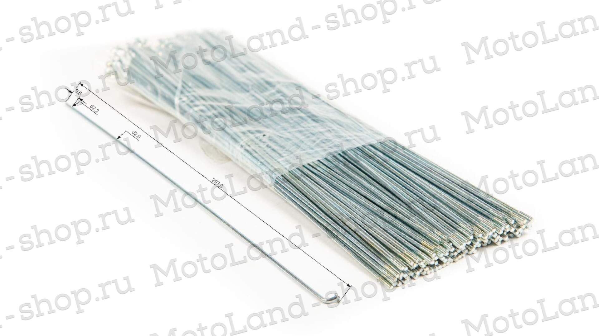 Спица 14G*294 mm (уп. 144шт./2880 шт)