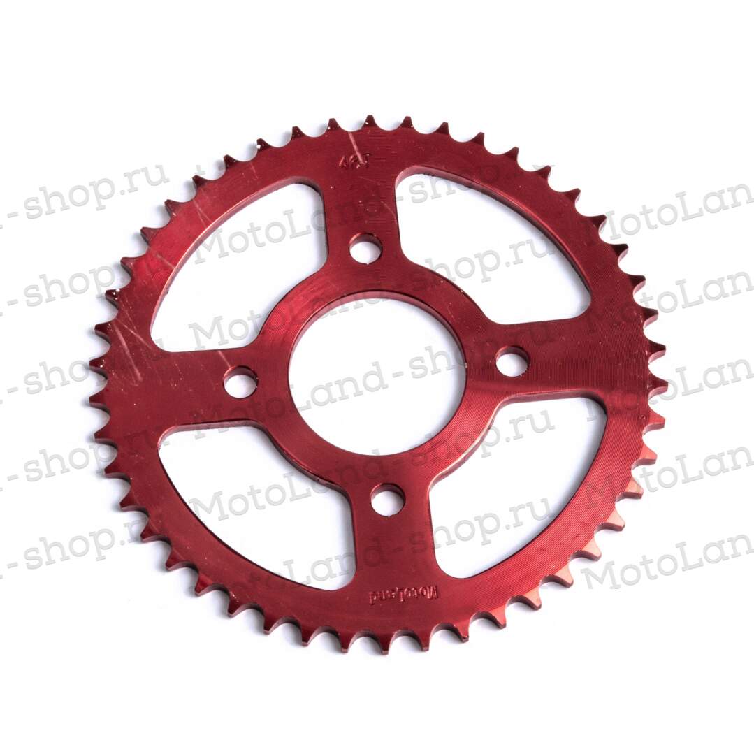 Венец, звезда ведомая (428-46) CG/CB 4х90х58 красная