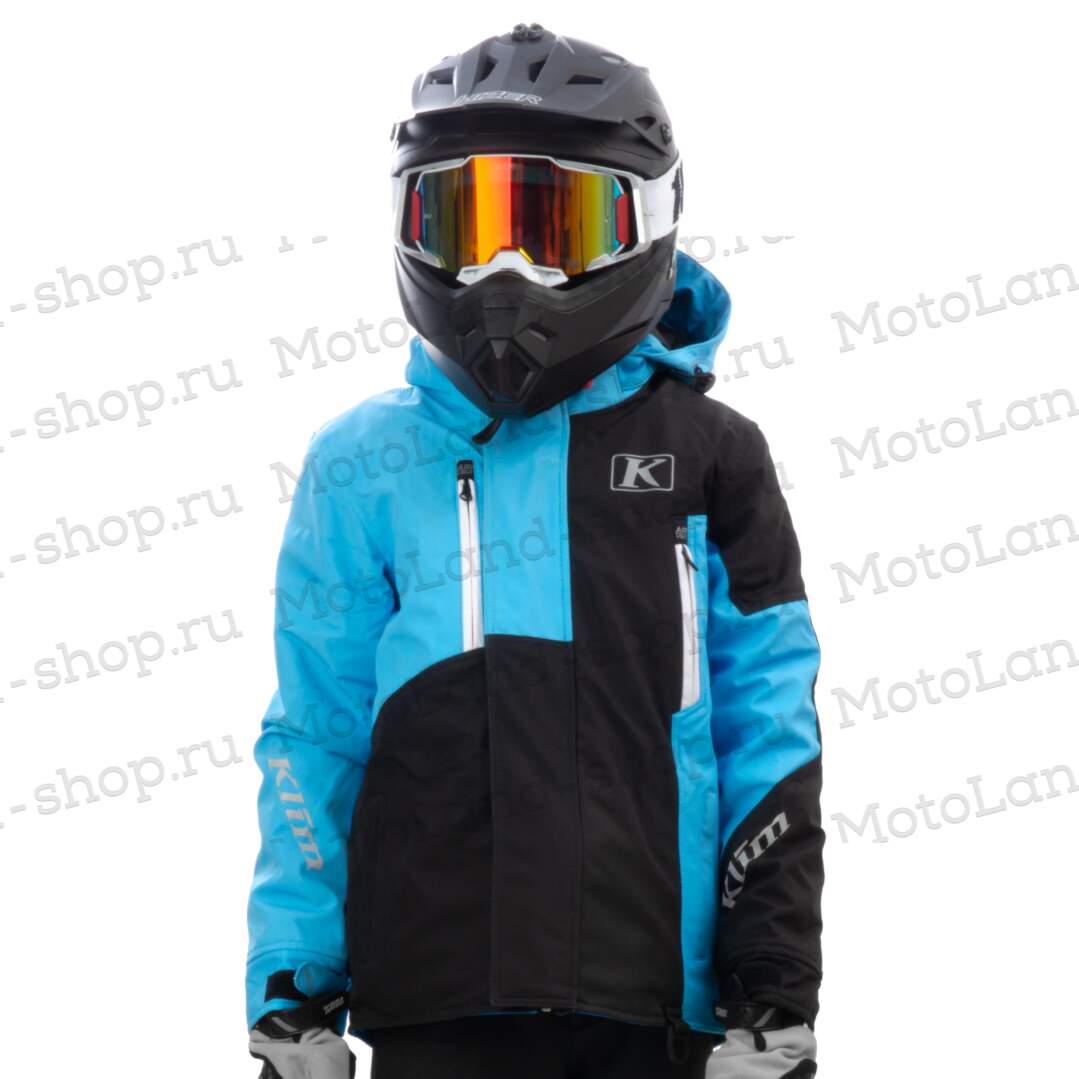 Куртка для снегохода (детская) KLIM KOMPOUND №3 black-blue (текстиль) (10Y)