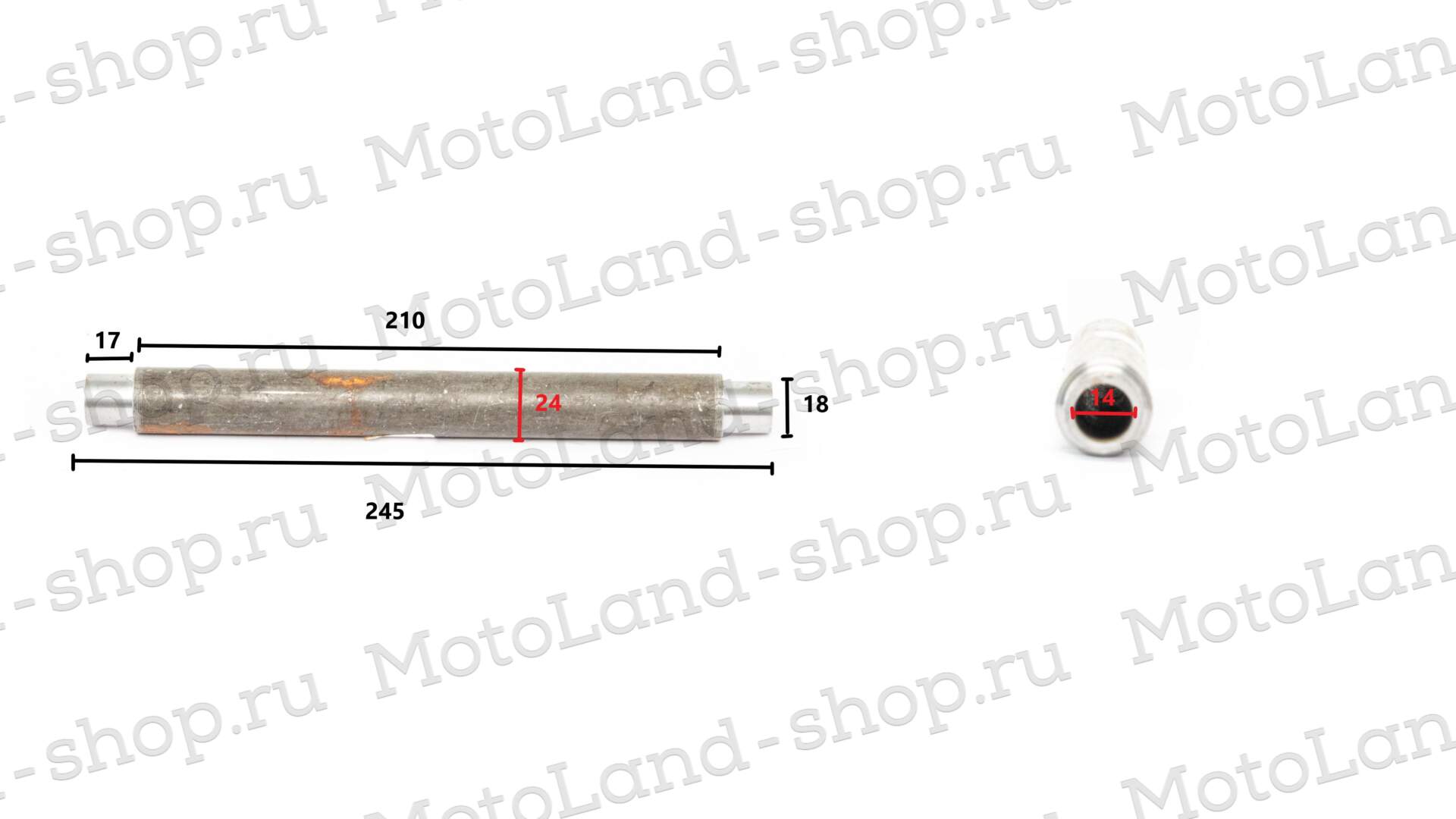 Втулка оси маятника 24х5х244 ATV ADVENTURE