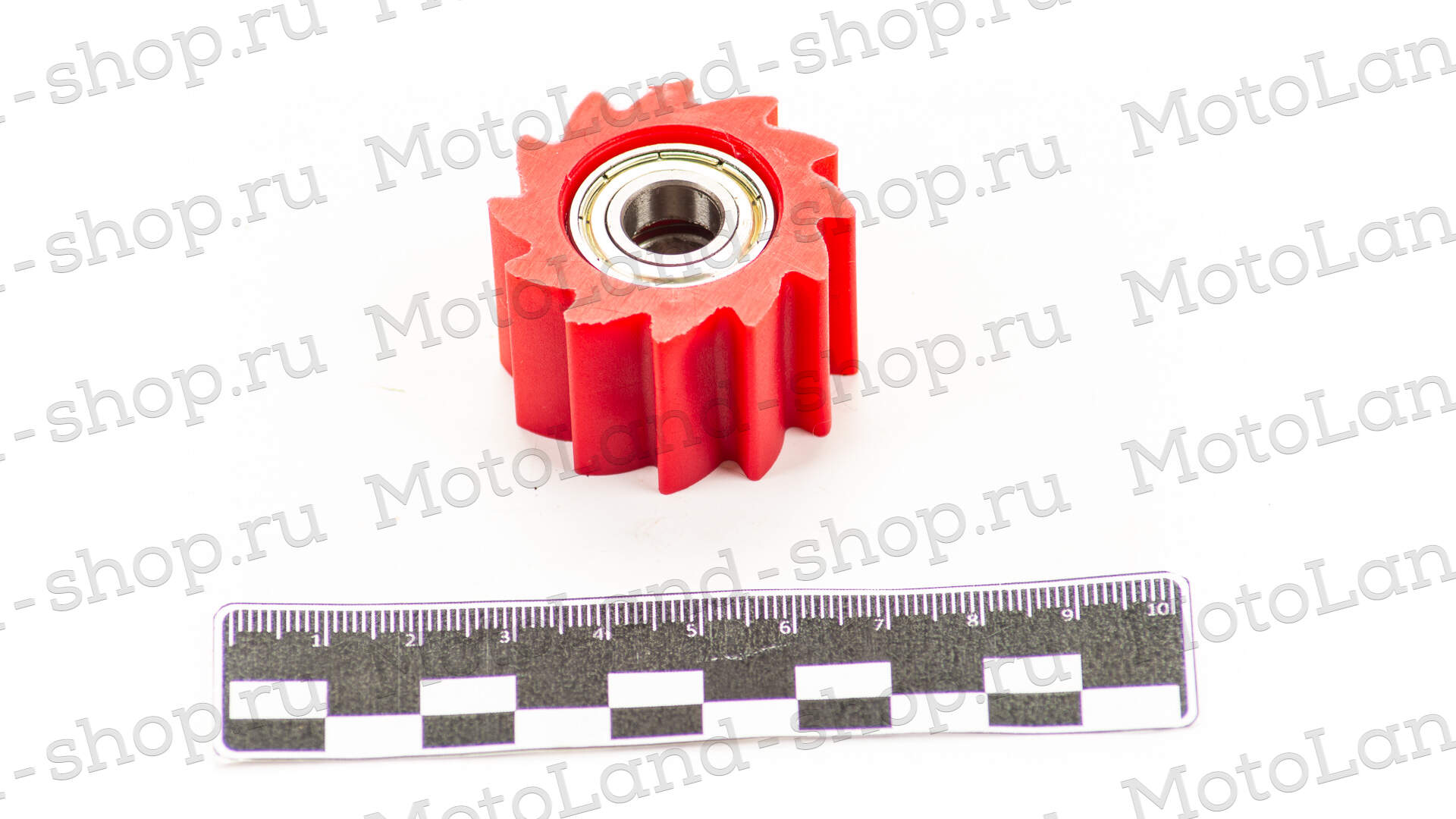 Ролик приводной цепи №2 красный