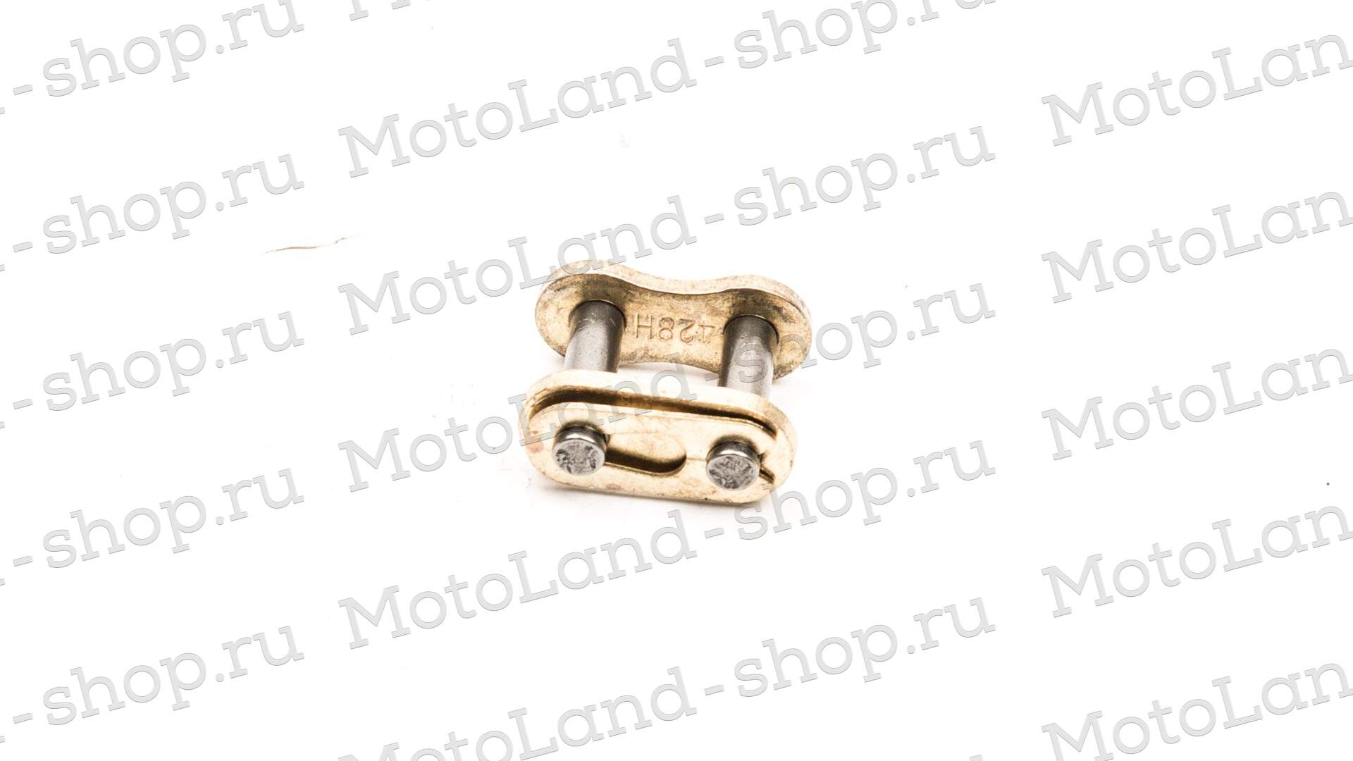 Замок цепи 428H золото