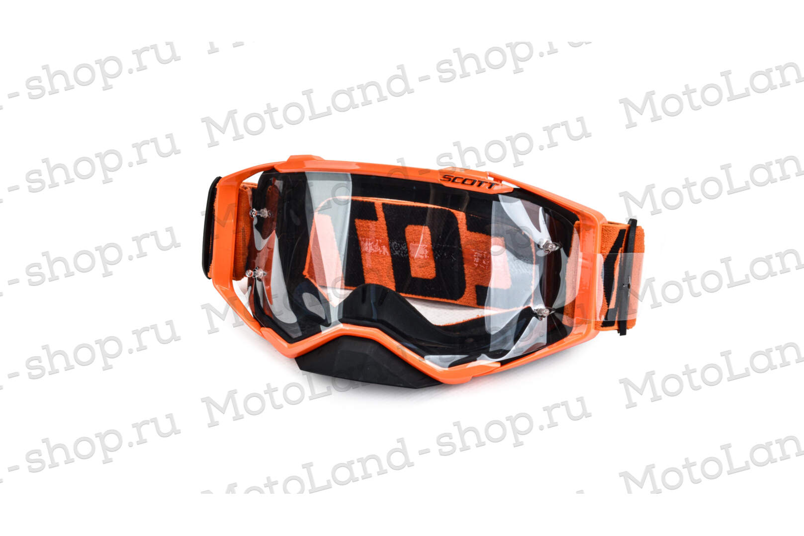 Очки мотокросс SCOTT №4 black/orange