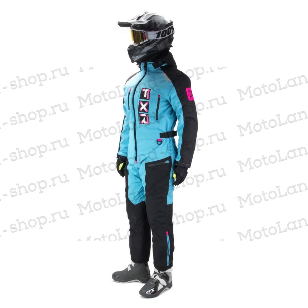 Комбинезон для снегохода (женский) FXR RECRUIT F.A.S.T. №5 blue-black (текстиль) (S)