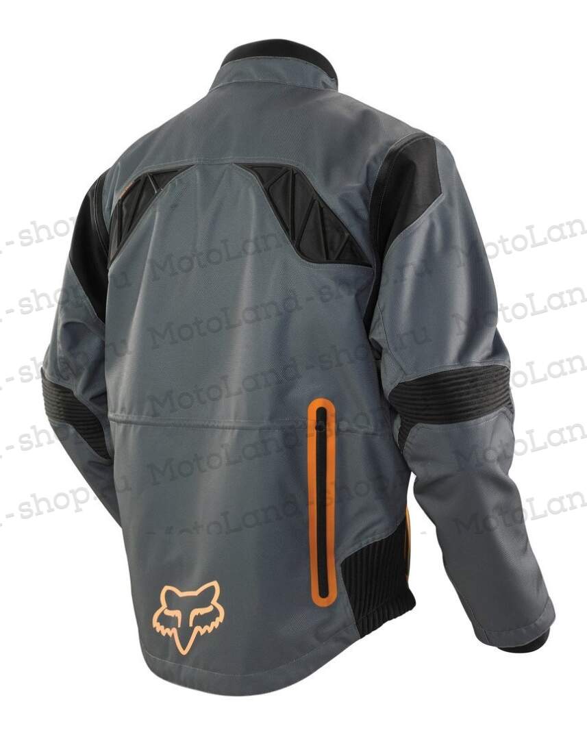 Куртка мото FOX №4 black (текстиль) (M)