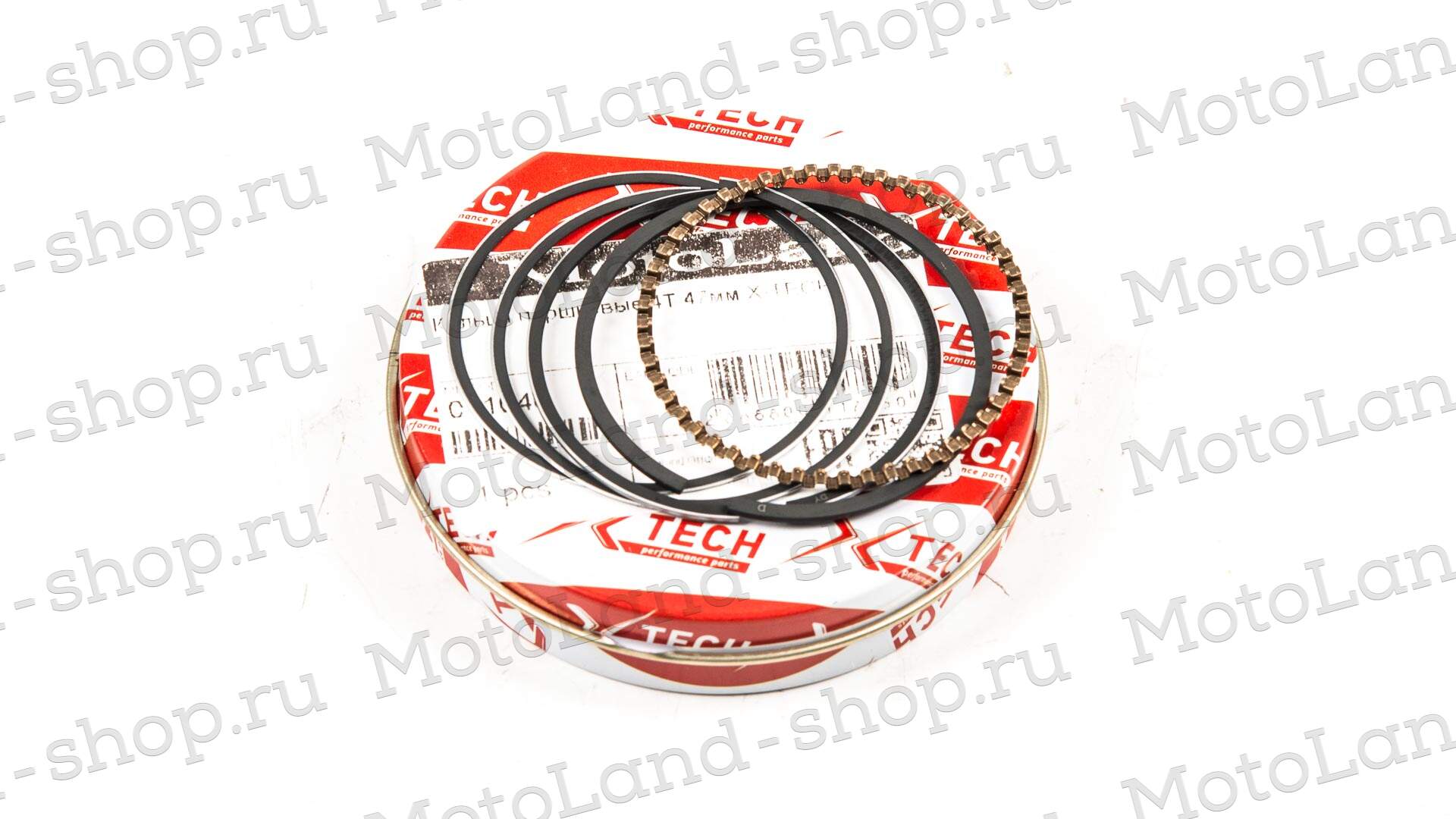 Кольца поршневые 147FMH 70см3 4T d=47mm X-TECH