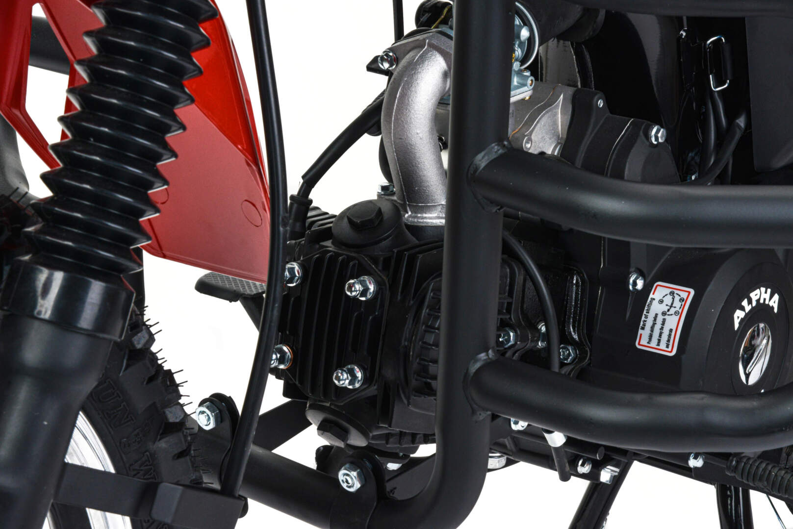 Мопед Motoland Альфа RS Forester 11 (LM48-B) красный (A)