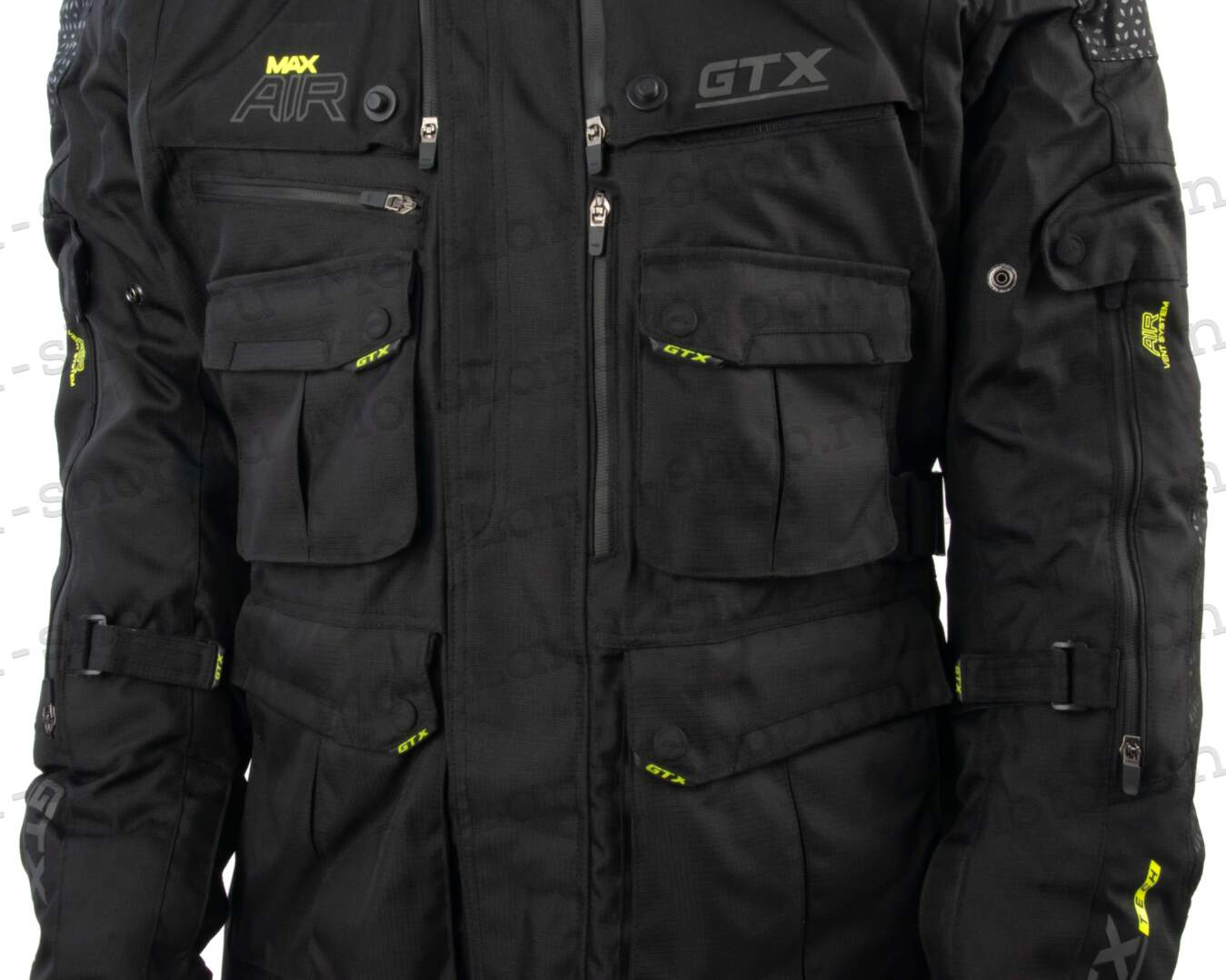 Куртка мотоциклетная (текстиль) GTX EJ-2402 BLACK (M)