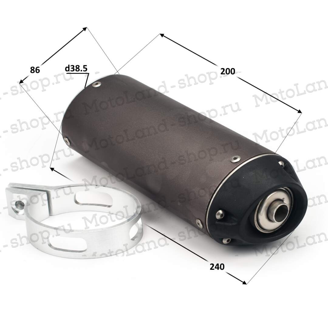 Глушитель кросс №2