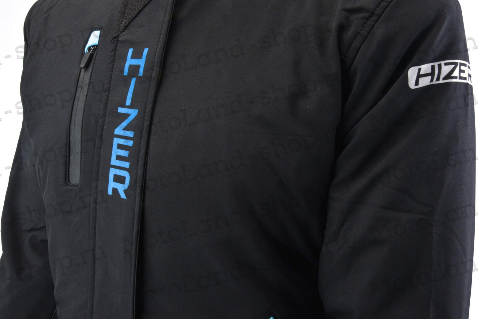 Куртка для снегохода (женская) HIZER №3 black (текстиль) (S)