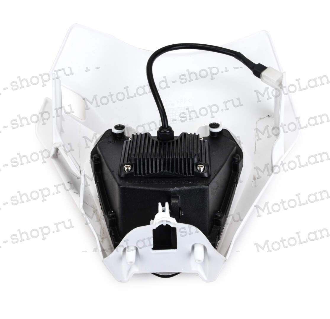 Фара в сборе №1 (KTM) белая 