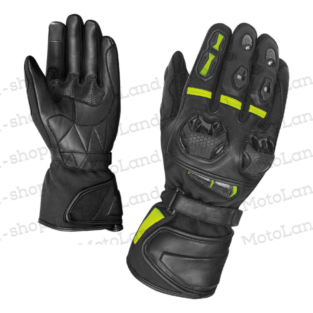 Перчатки мото HIZER AT-4101 (S) (кожа/текстиль)