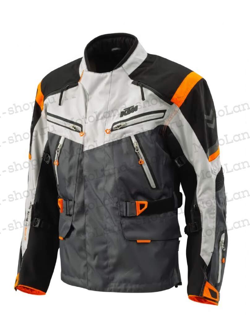 Куртка мото KTM №7 grey (текстиль) (S)