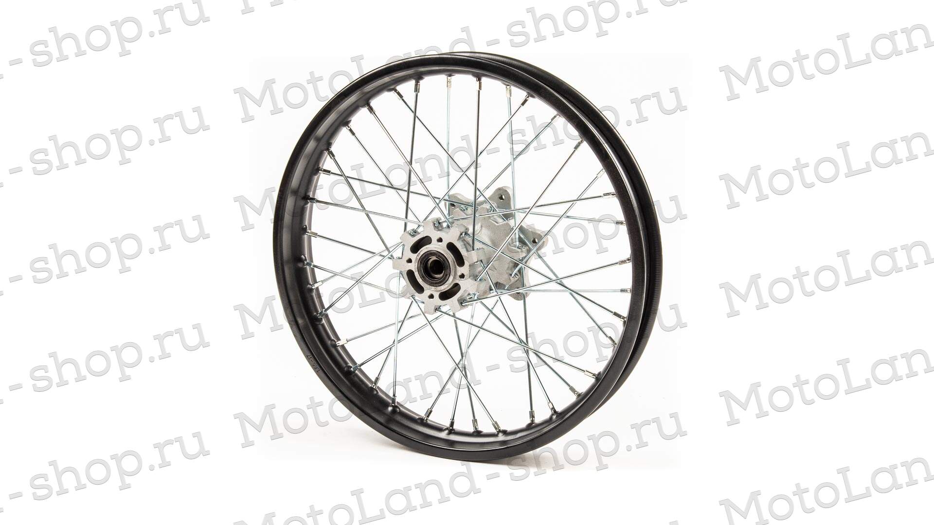 Обод задний 17" (1,85-R17 d=15mm) сталь/черный (6x128x68/4x65.5x50) (звезда/диск)