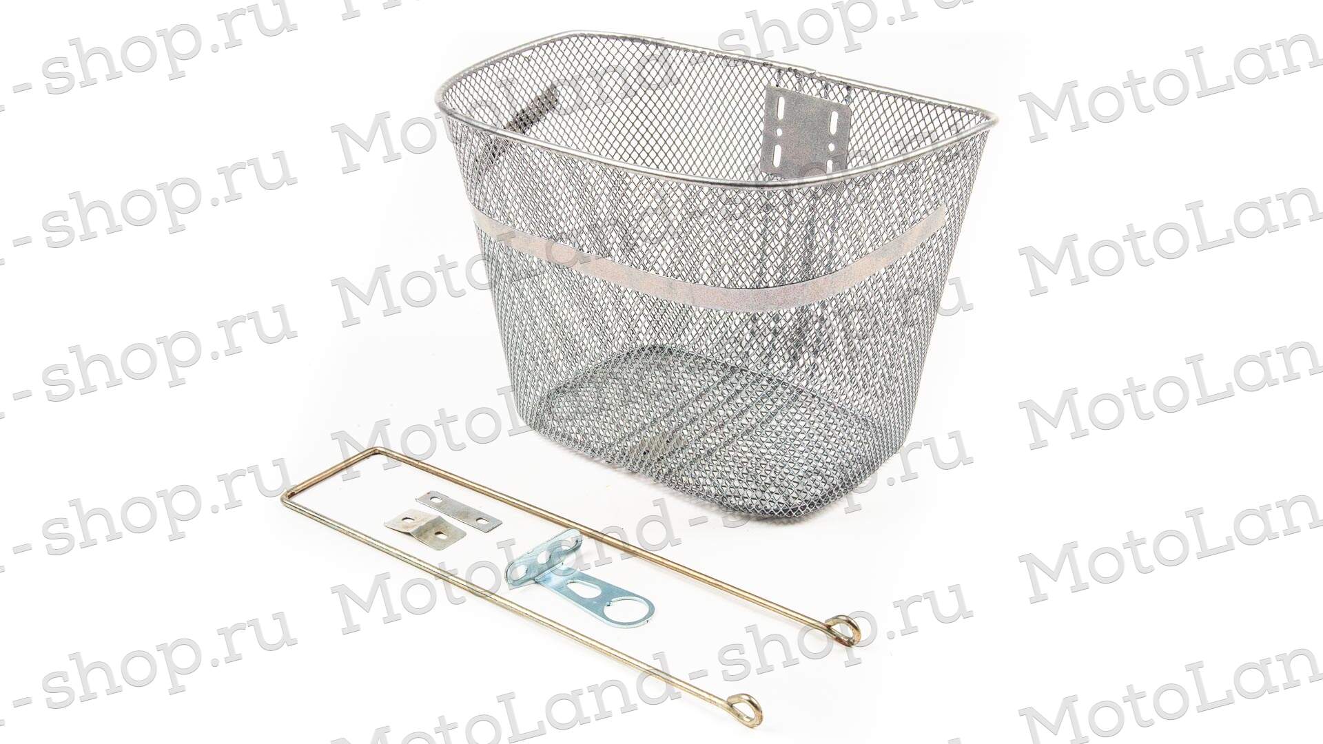 Корзина вело с кр.(черн./серебр.) 31005-05/06 уценка 