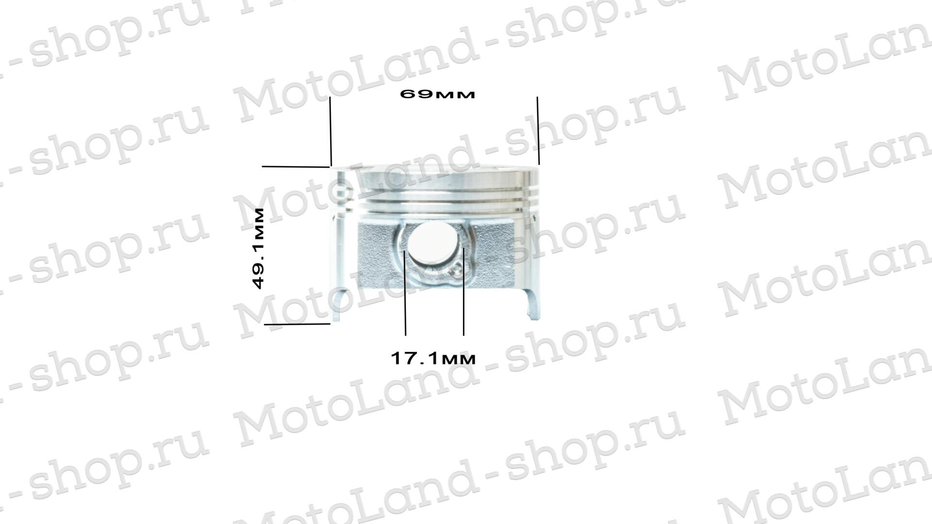 Поршень в сборе 169FMM (CB250) d=69mm 