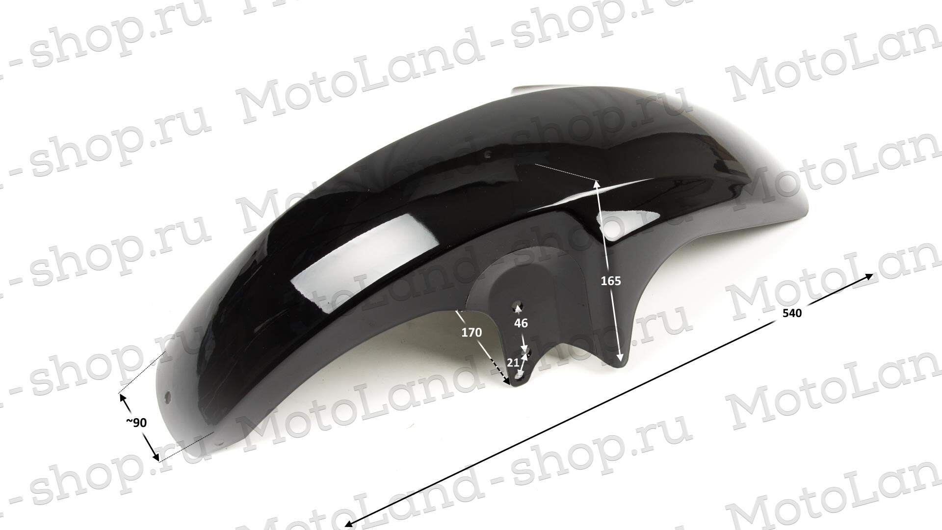 Крыло переднее мото FG-AKT-SL-013 (18")