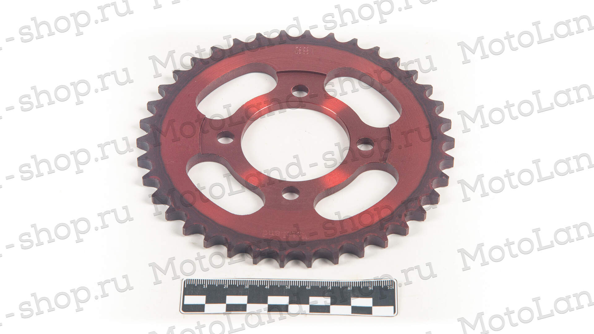 Венец, звезда ведомая (428-38) красная 4х70х54