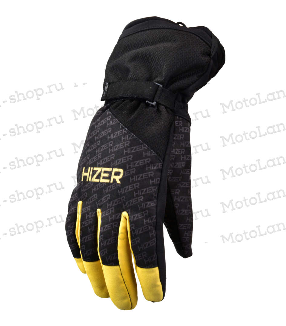 Перчатки для снегохода HIZER №1 black (M)