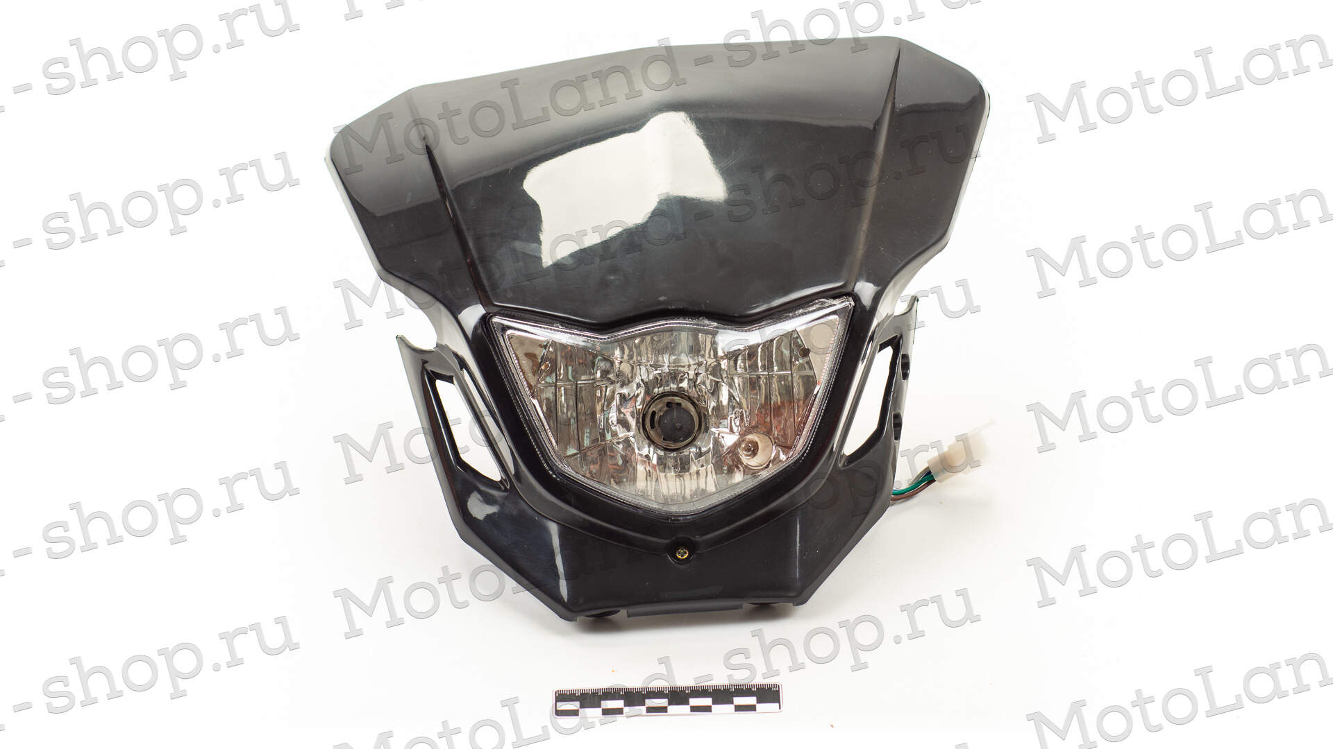 Фара в сборе B-018 кросс черная