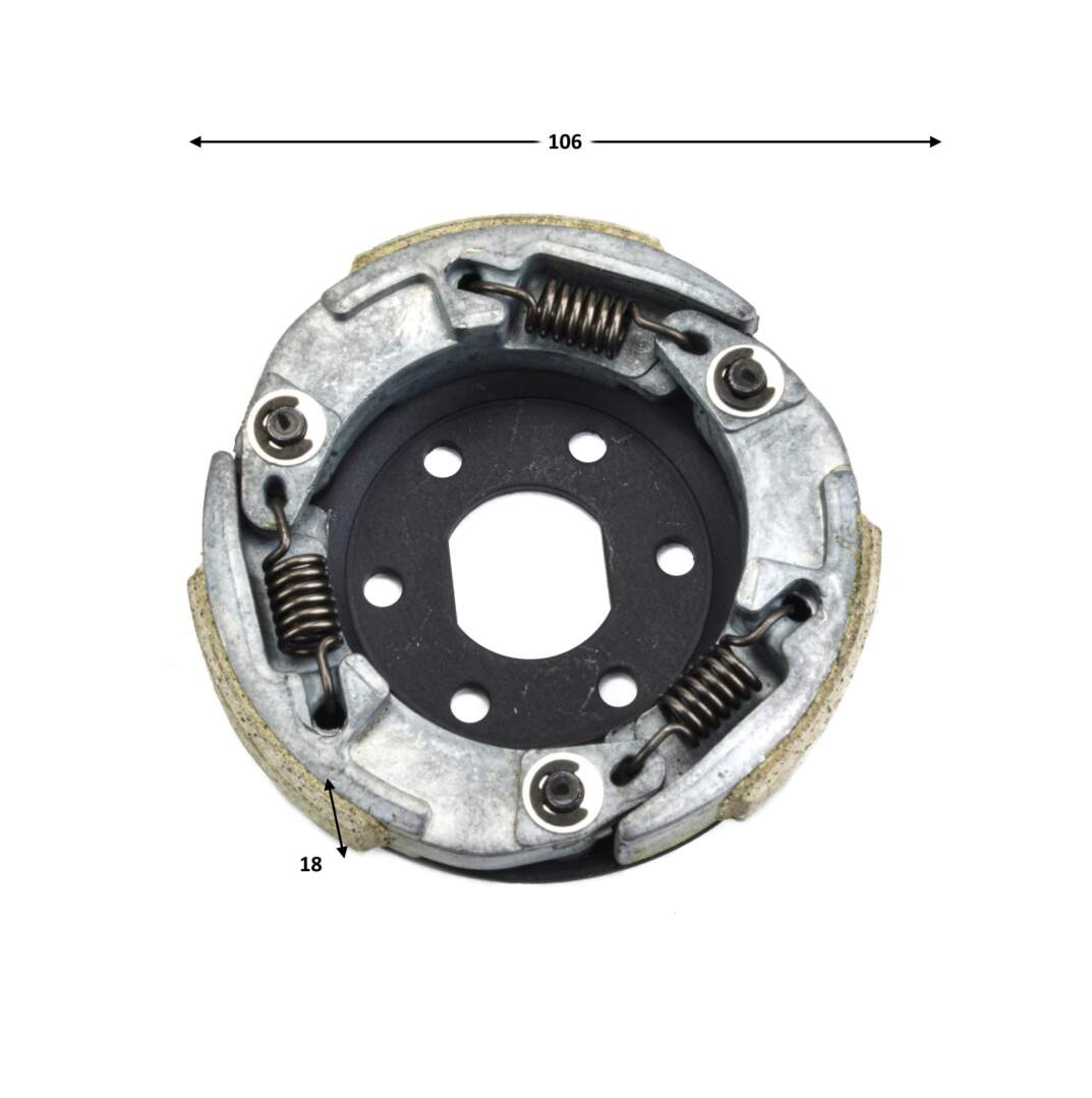Центробежные колодки сцепл. в сб 139QMB 50/80см3 X-tech