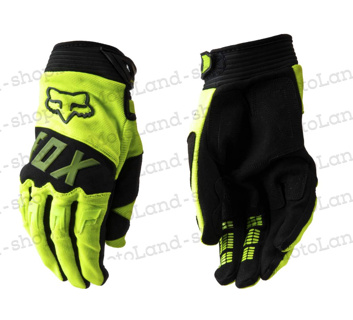 Перчатки мото FOX №11 Lemon green (L) мотокросс
