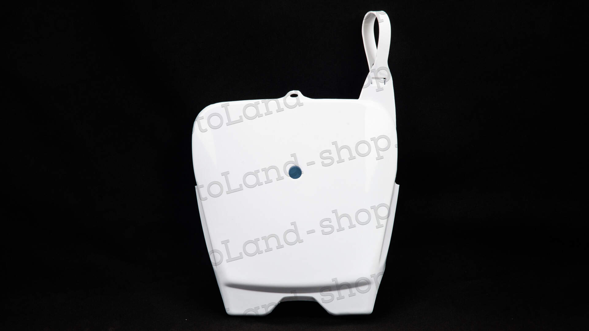 Пластик щиток передний (номерной) белый №6