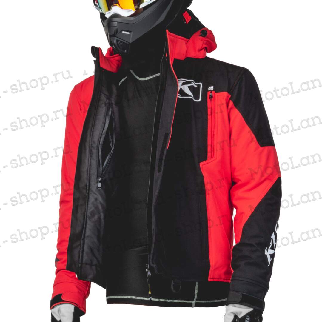 Куртка для снегохода KLIM KOMPOUND №1 black-red (текстиль) (M)