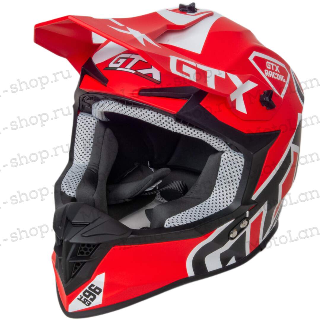 Шлем мото кроссовый GTX 633 №10 (L)  Red