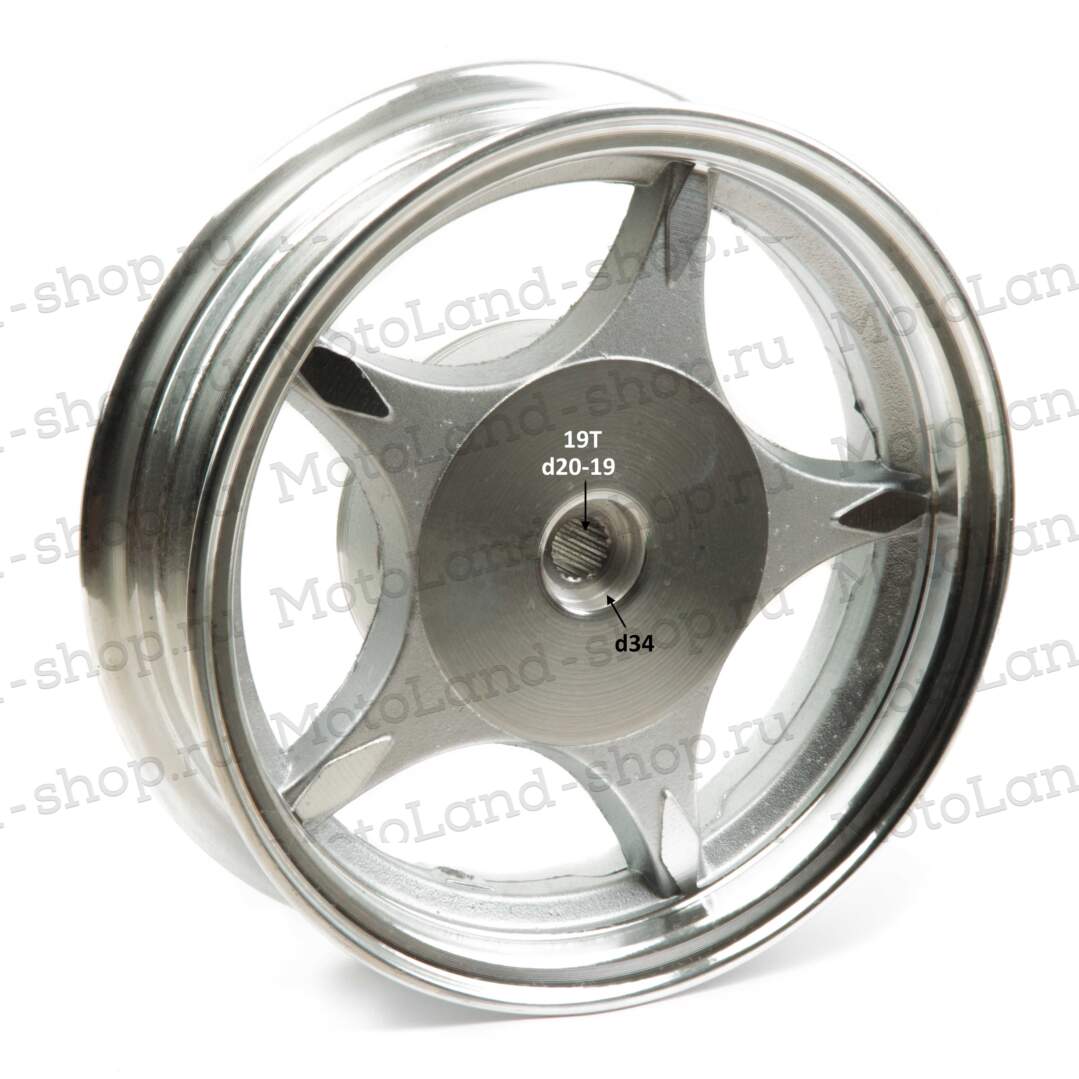 Обод задний литой 2,50-10" (бараб.торм)