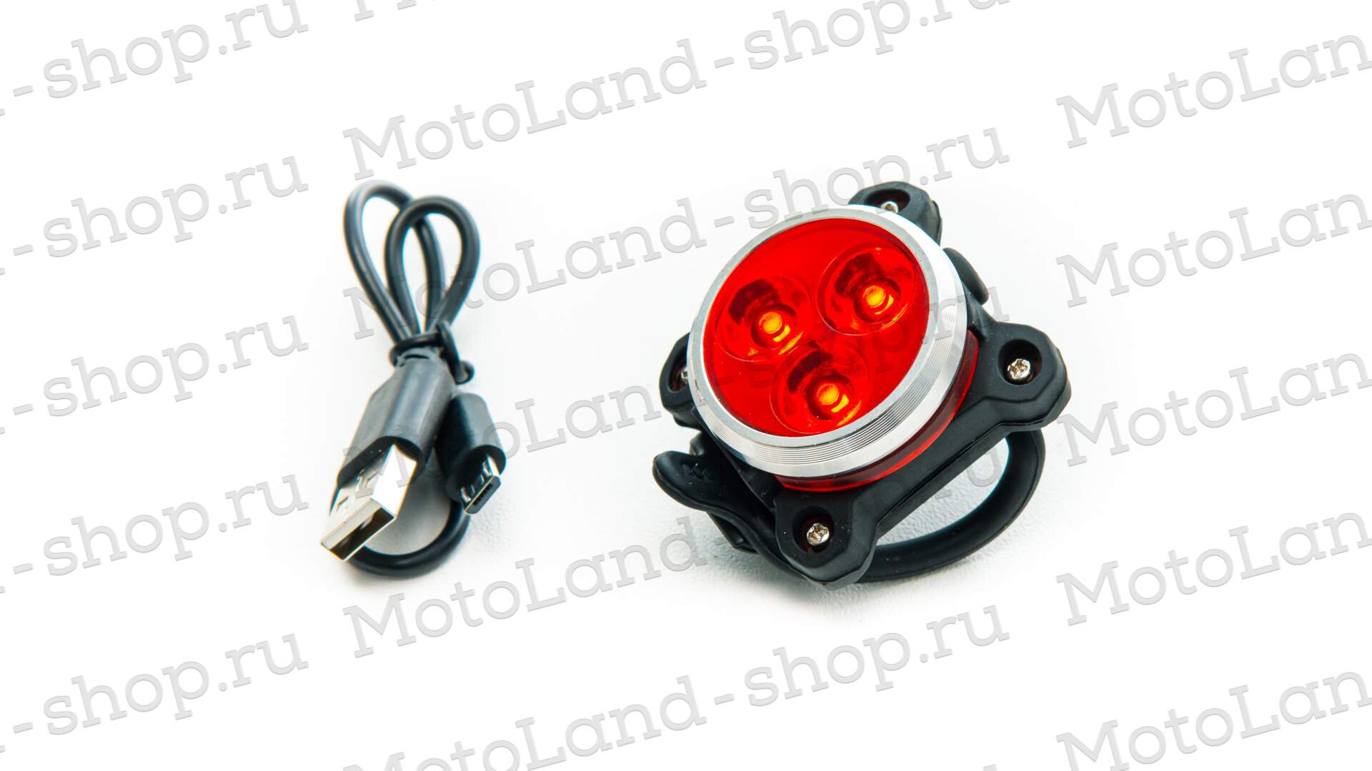 Фонарь задний JY-6028T (CREE + литиевый акб + USB)