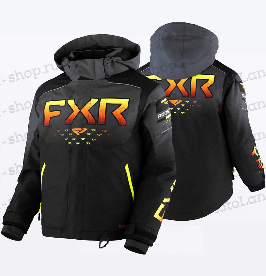 Куртка для снегохода (детская) FXR HELIUM №3 black (текстиль) (14Y)
