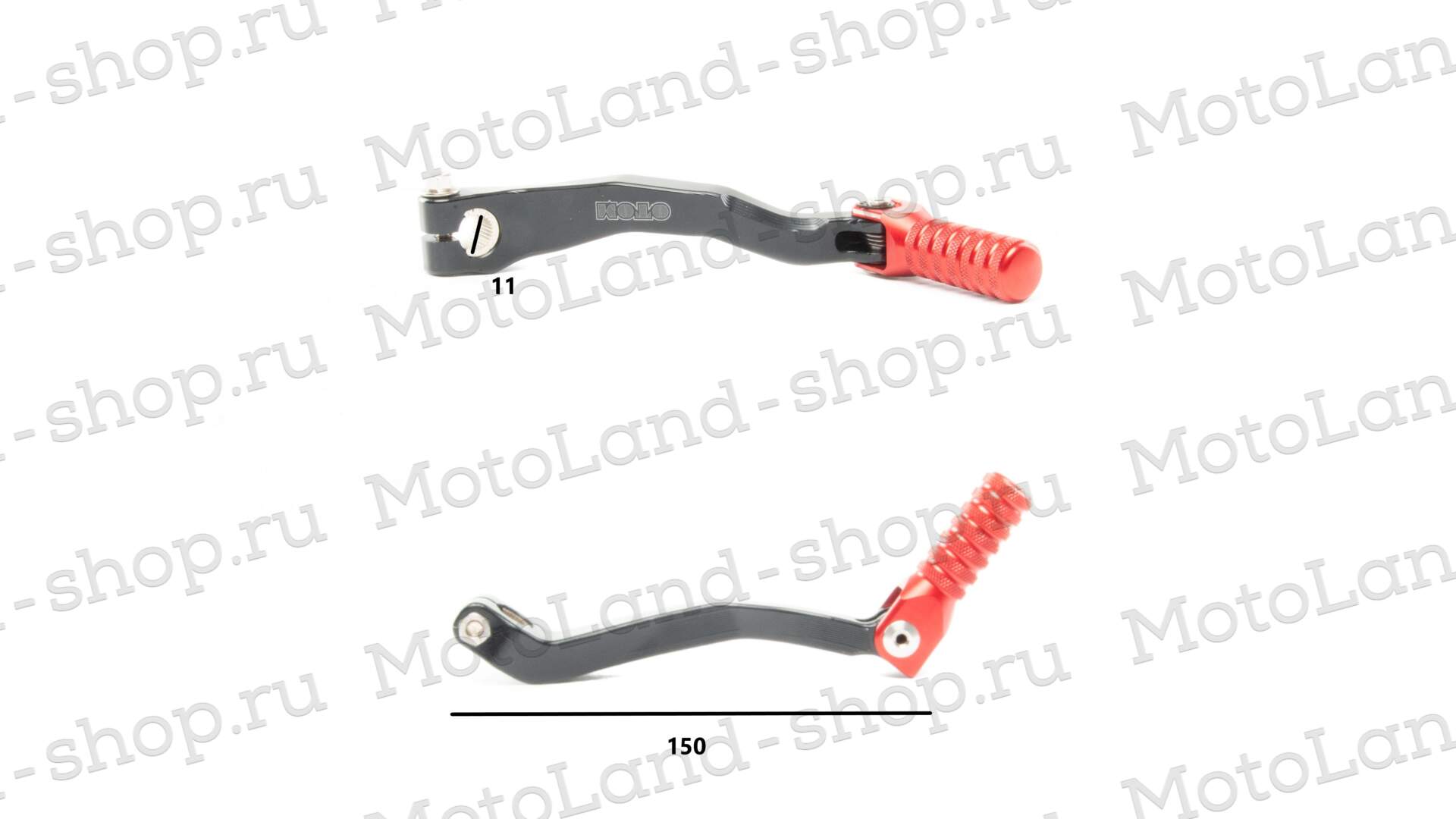 Педаль п/п CNC OTOM NC250 красная