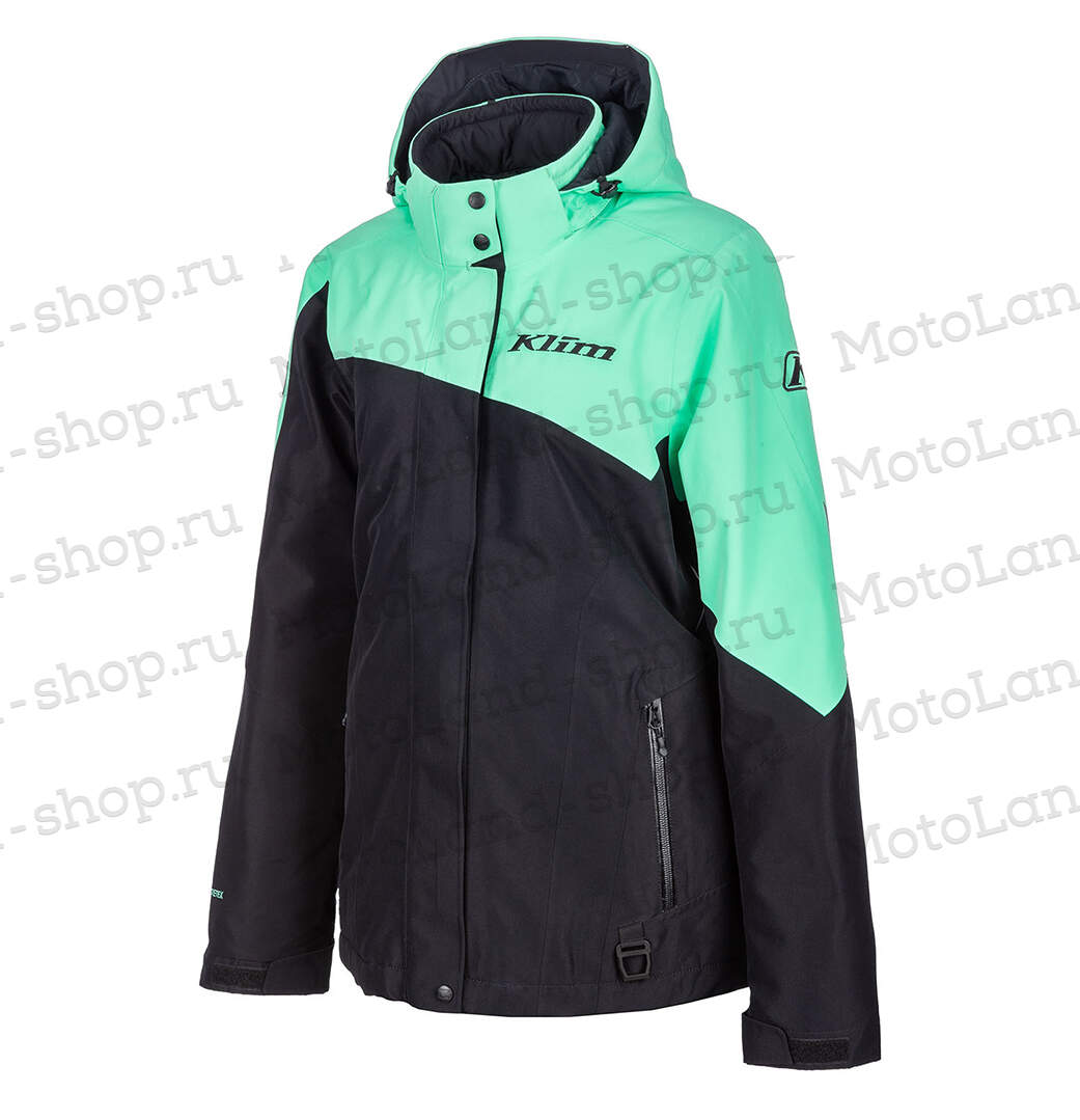 Куртка для снегохода (женская) KLIM ALLURE №4 black-green (текстиль) (M)