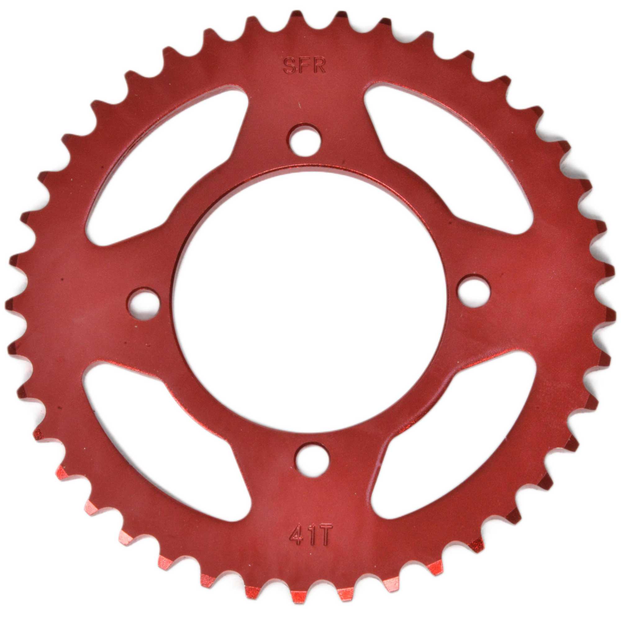 Венец, звезда ведомая (420-41) SFR PIT BIKE 125-190 4х92х76 красная