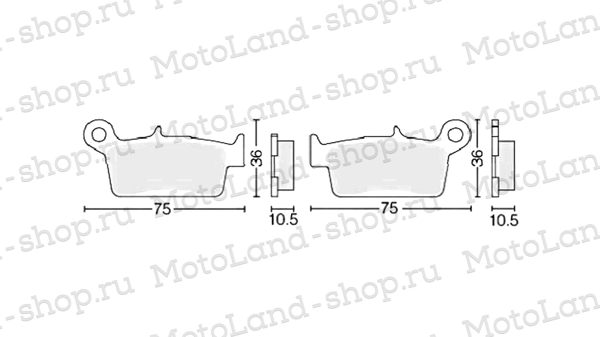 Колодки тормозные дисковые №17