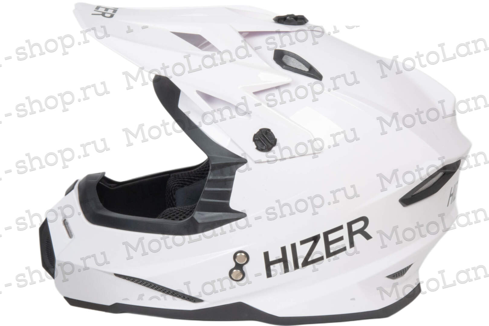 Шлем мото кроссовый HIZER J6801 №2 (M) white