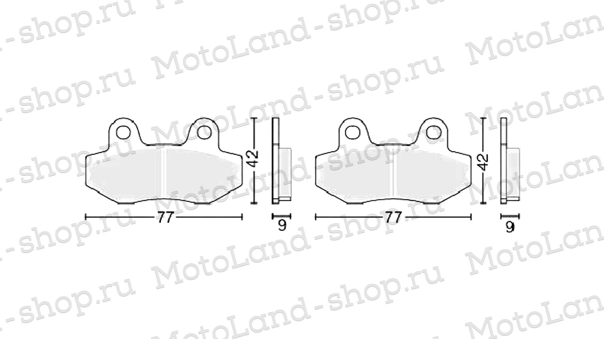 Колодки тормозные дисковые №1 X-TECH (semi-metallic) полуметаллические