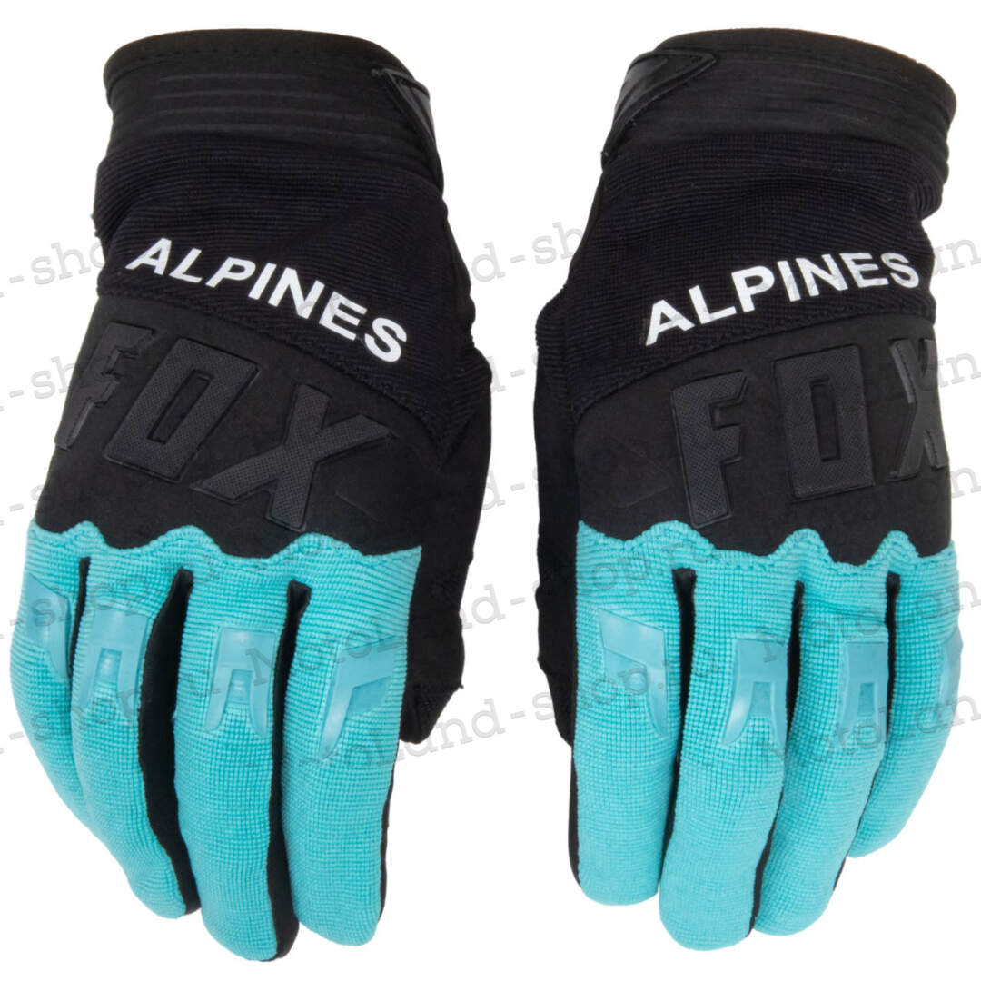 Перчатки мото FOX №3 black/green (L) мотокросс