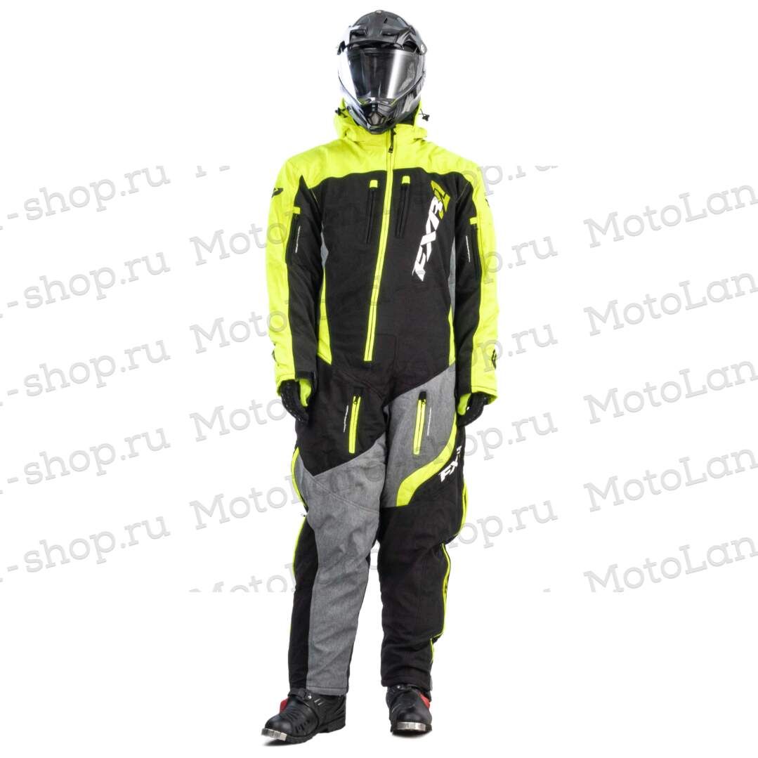 Комбинезон для снегохода FXR Maverick Lite №1 lemon-green (тесктиль) (XL)