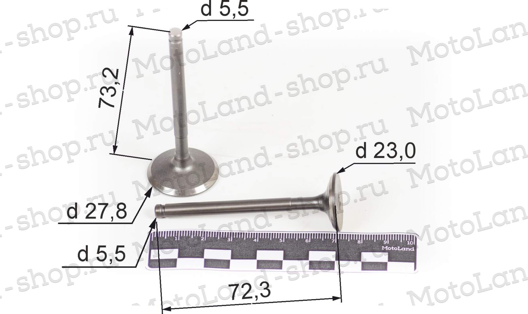 Клапаны впуск+выпуск+ремкомплект YX140 (X150) эл. стартер