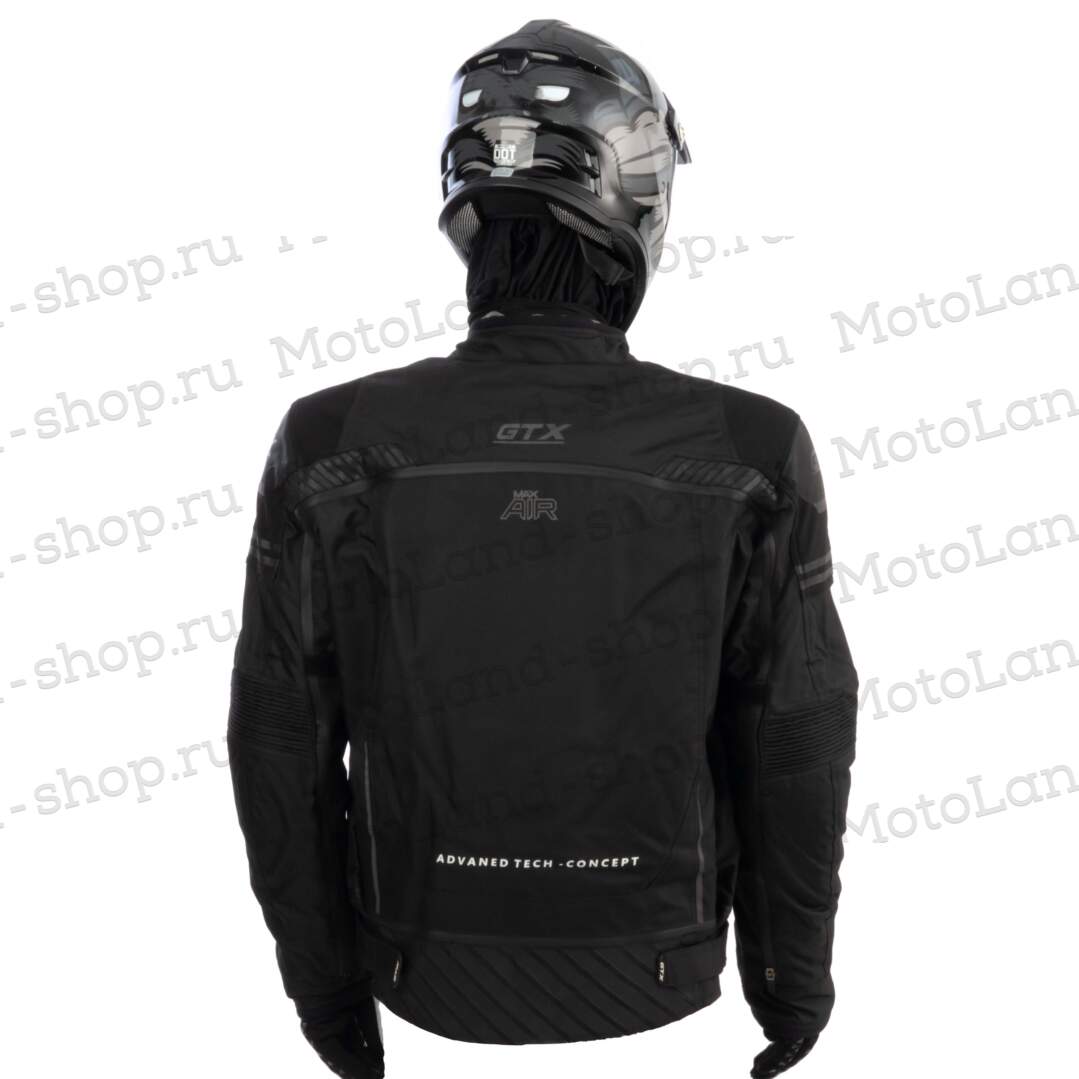Куртка мотоциклетная (текстиль) GTX EJ-2409 BLACK (XL)