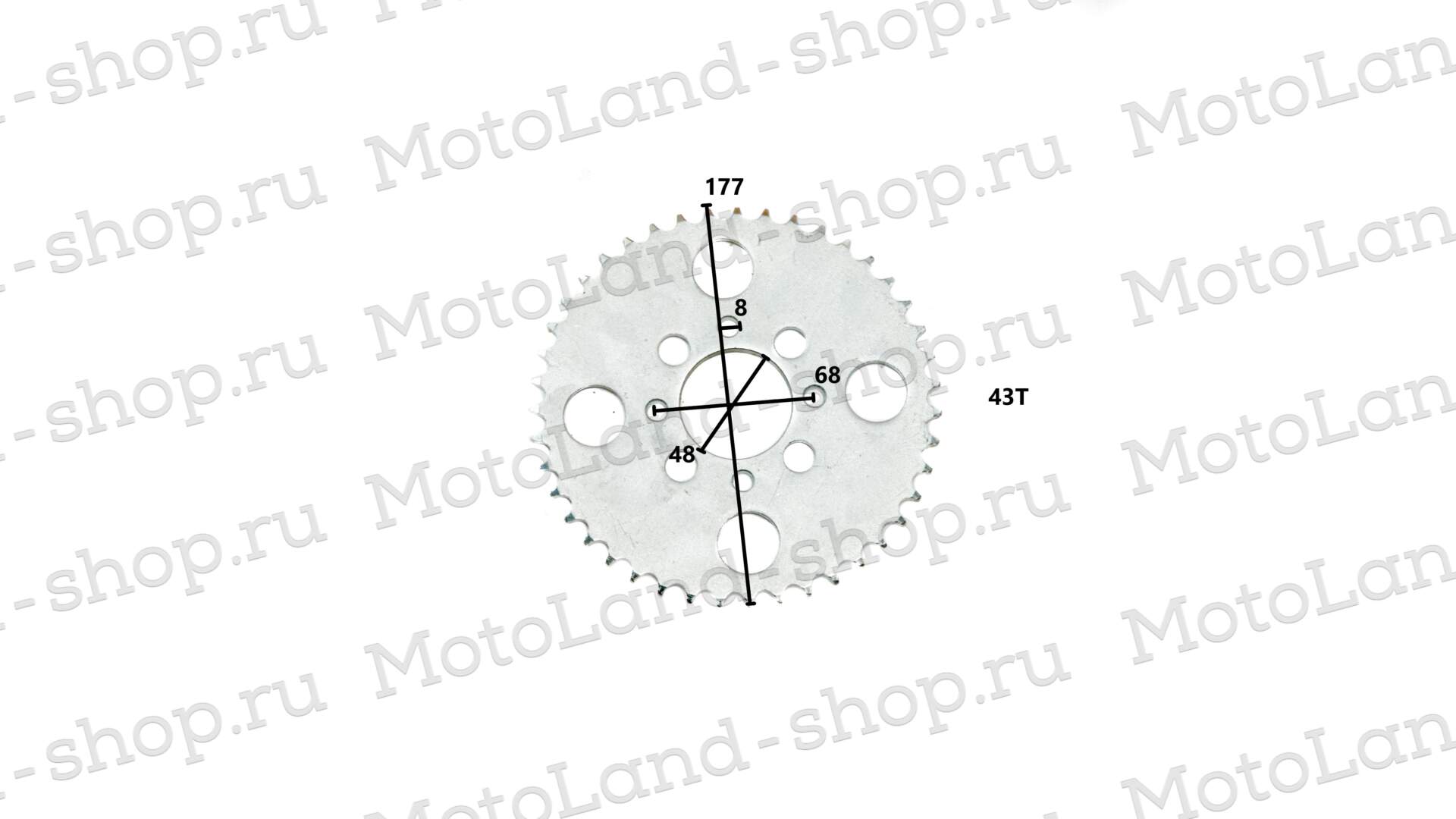 Венец, звезда ведомая 428-37 ATV EAGLE 4х68х48