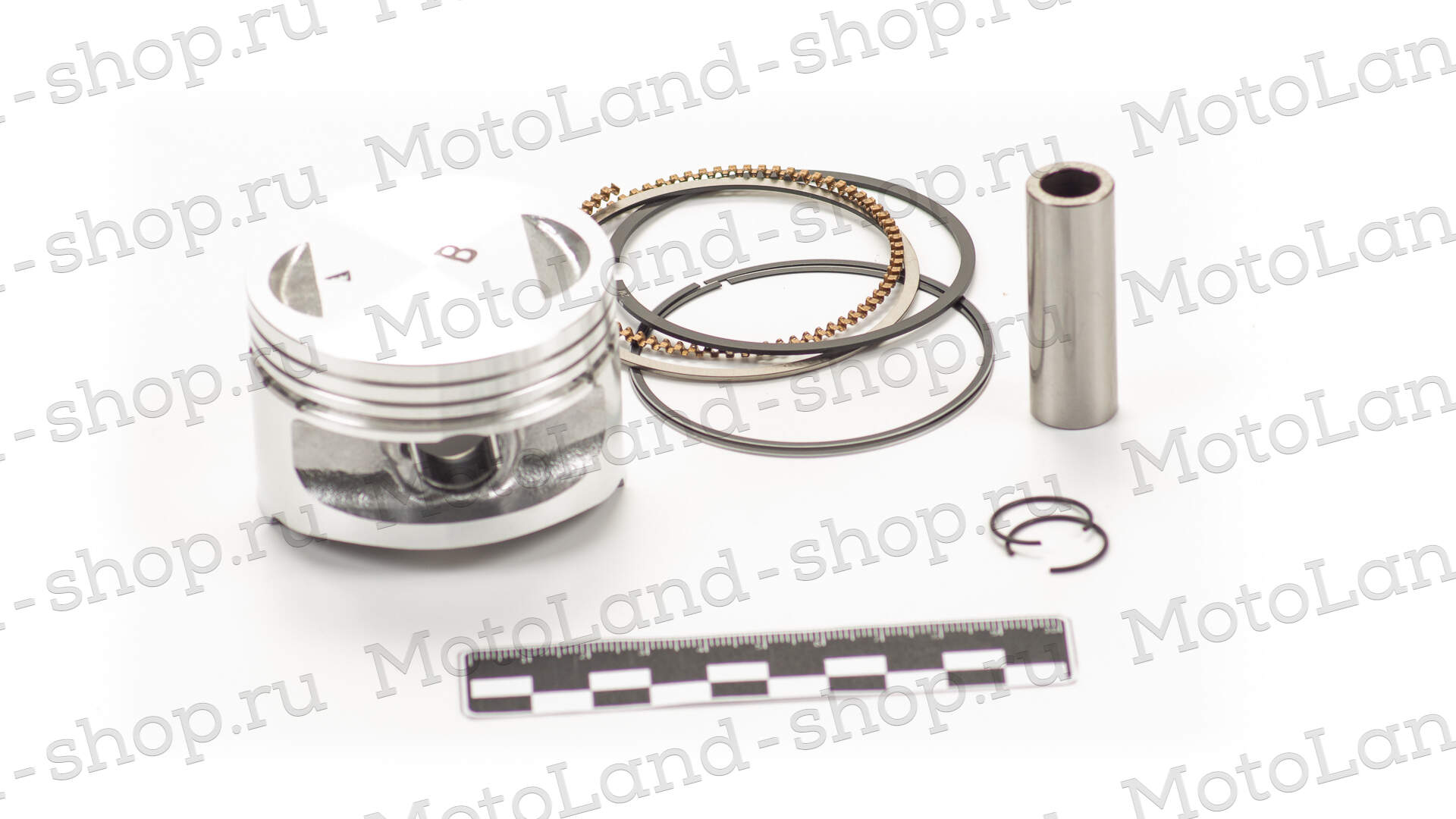 Поршень в сборе W190 4V 190см3 (4х клапанный) D=62 ZS 