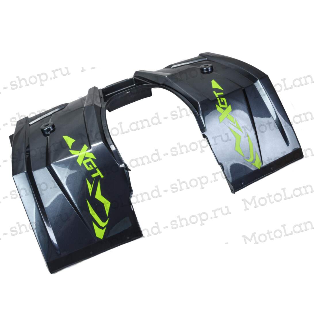 Пластик основной задний ATV WILD TRACK X серый