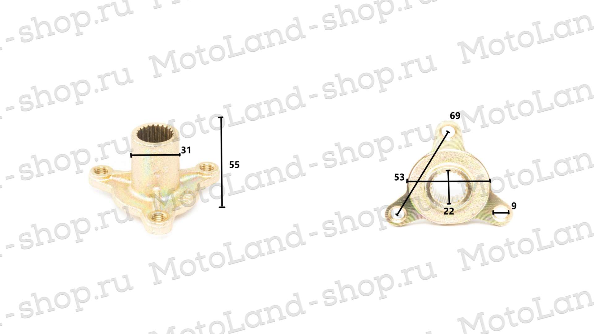 Ступица задней оси ATV FOX