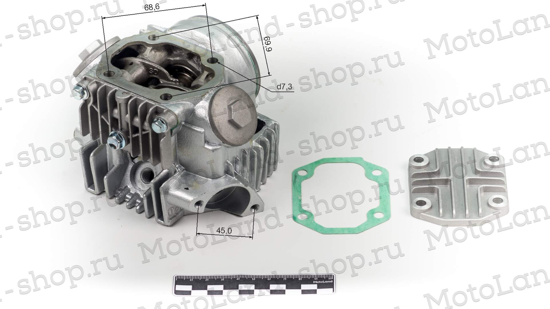 Головка блока цилиндров ( ГБЦ ) в сборе 139FMB 50см3