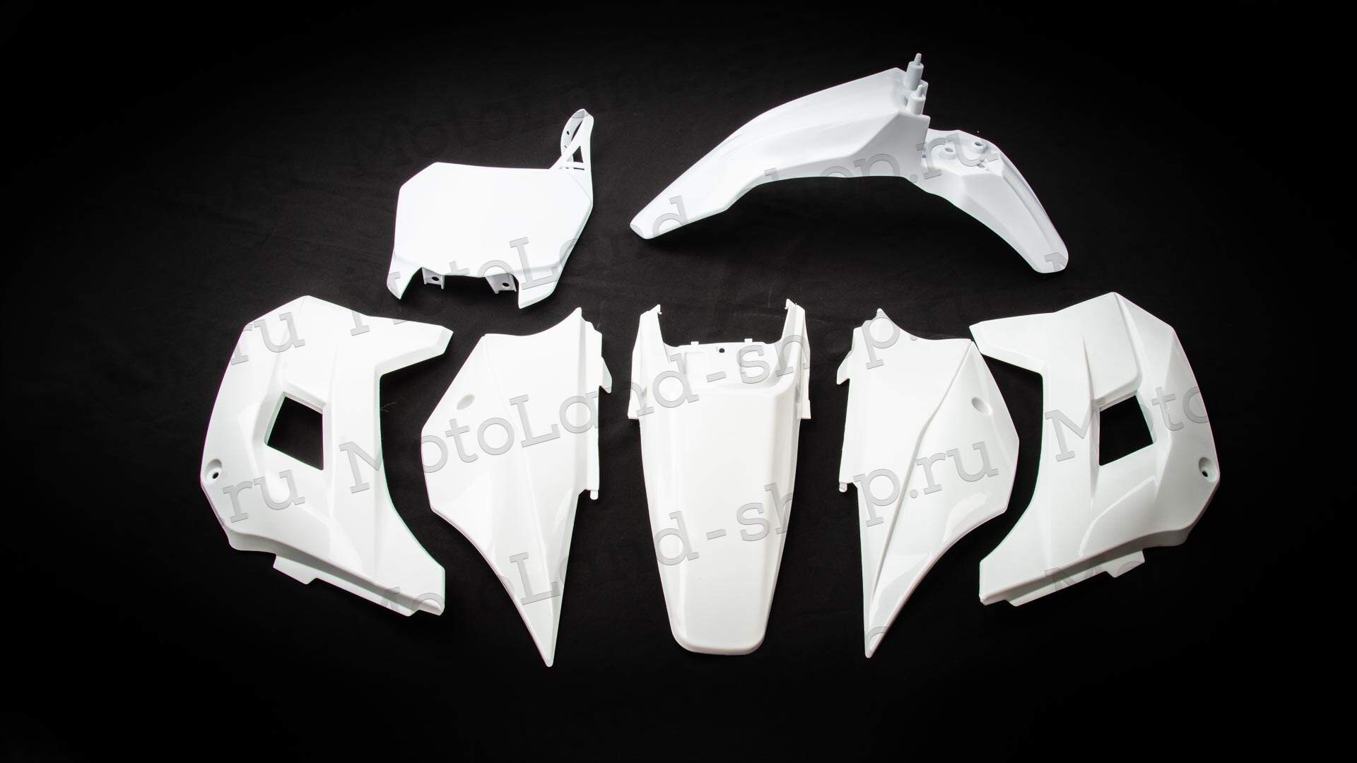 Пластик (полный копл.) №4 125сс (Kayo KRZ тип) белый